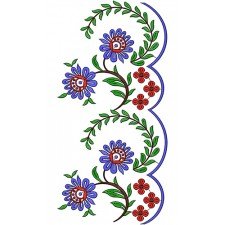 Border Embroidery Design 20876