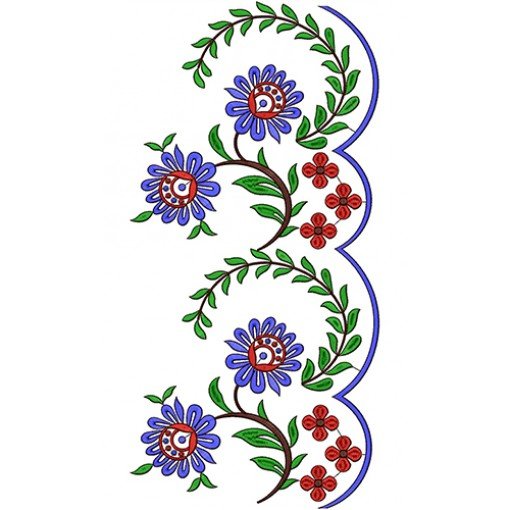 Border Embroidery Design 20876