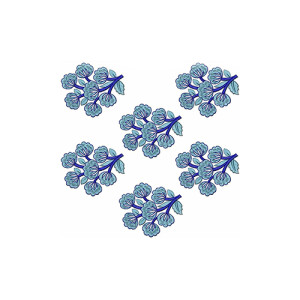 Tree Border Embroidery Design 20912