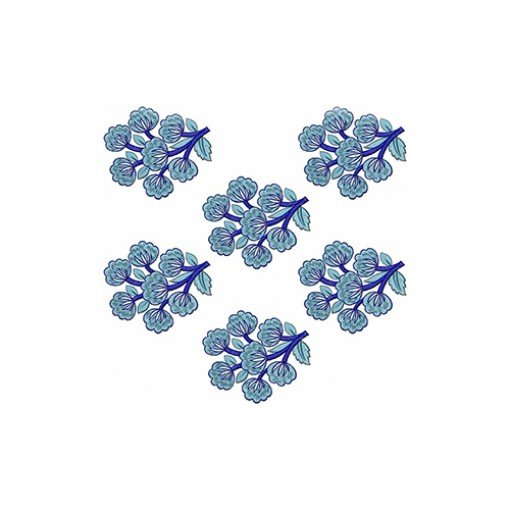 Tree Border Embroidery Design 20912