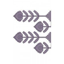 Spooky Tree Border Embroidery Design 20914