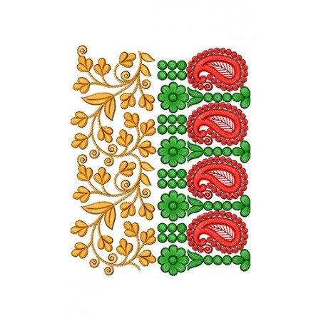 Border Embroidery Design 20926