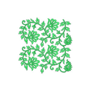 Border Embroidery Design 20927