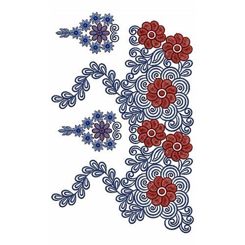 Border Embroidery Design 20963