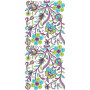 Shawl Border Embroidery Design 21132