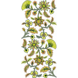 Shawl Border Embroidery Design 21133