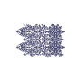 Blue Cotton Thread Embroidery Design 21248