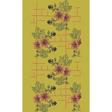 Beautiful Floral Lace Embroidery Design 21329