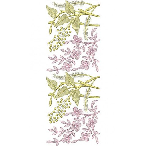 Fantastic Flower Lace Embroidery Design 21332