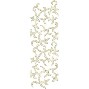 Vintage Flower Clipart Corner Border 21417