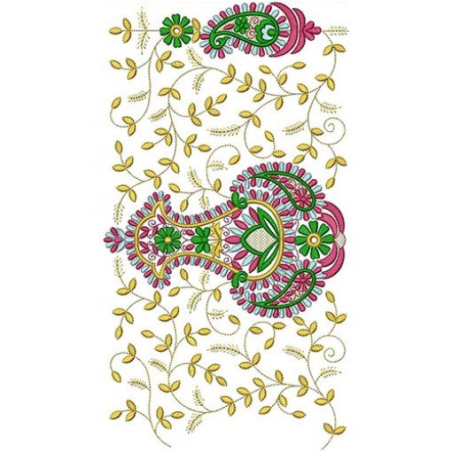 Decor Special Border Embroidery Design 21543