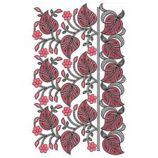 Turkey Heavy Beautiful Georgette Saree Embroidery Design 21562
