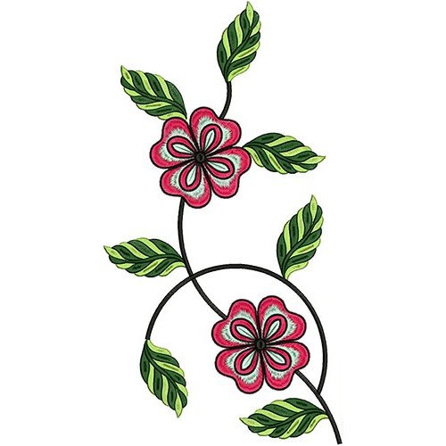 Fancy Saree Border Embroidery Design 21633