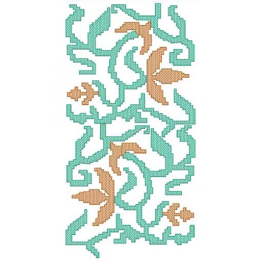 Unique Style Saree Border Embroidery Design 21651