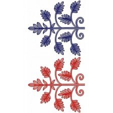 Vintage Pastel Geometrical Embroidery 21760