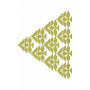 Triangle Pattern Border Embroidery Design 21805