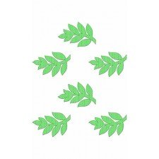 Big Leaves Border Embroidery Design 21807