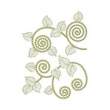 Latest Mexico Embroidery Line Border 21842