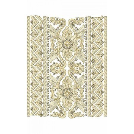 Mauritius Wedding Lace Embroidery Design 21884