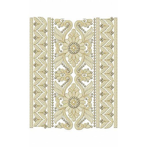 Mauritius Wedding Lace Embroidery Design 21884