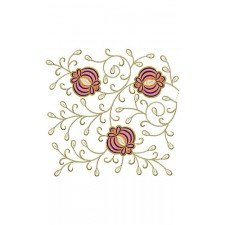 Pure Banarasi Silk Saree Border Embroidery Design 21927