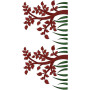 Tree Herbs Type Machine Border Embroidery Design 21959