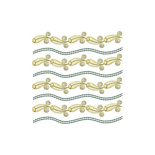 Waves Embroidery Design 21981