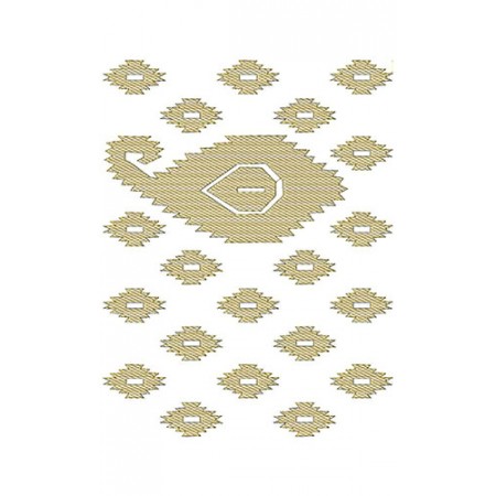 Mauritius Border Embroidery Design 21982
