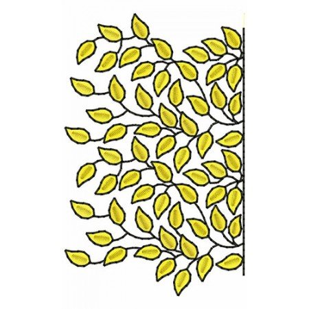Leaf Border Embroidery Design 21983