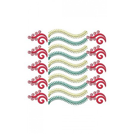 Wewas Flower Embroidery Design 21985