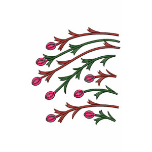 Big-Border Embroidery Design 22101