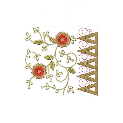 Big-Border Embroidery Design 22103