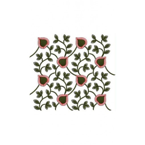 Fancy Heart Embroidery Design 22104