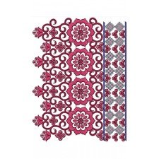 Fashion Ladies Clothing Border Design 22215