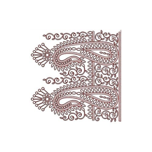 Unique Cording Lace Embroidery Design 22217