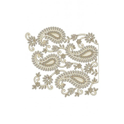 Paisley Figure Cording Border  Design 22218