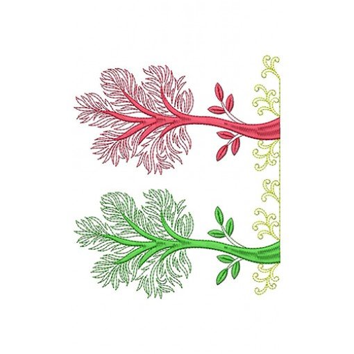 Beautiful Tree With Gorgeous Embroidery Design 22290