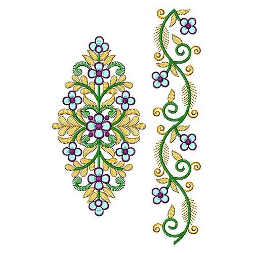 Saree Embroidery Patterns 22307