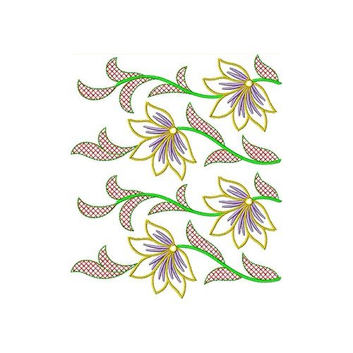 Lotus Plant Embroidery Design 22311