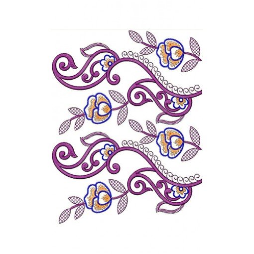 Big Border Embroidery Design 22313