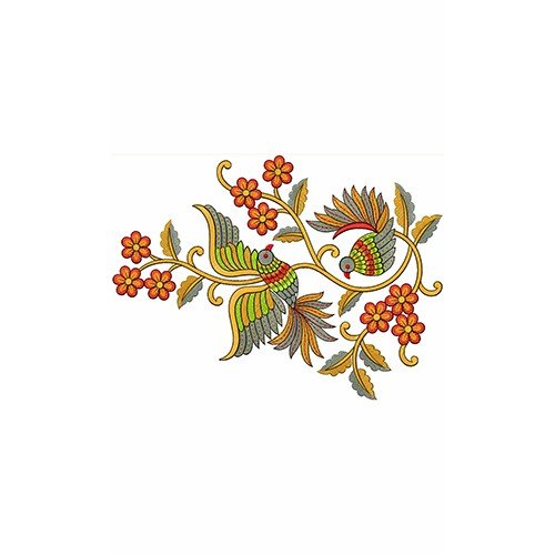 Crane Bird Embroidery Design 22324