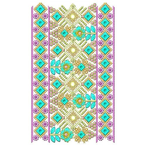 Big Border Embroidery Design 22328