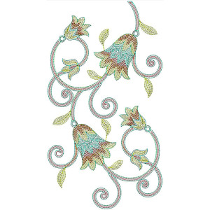 Big Border Embroidery Design 22365