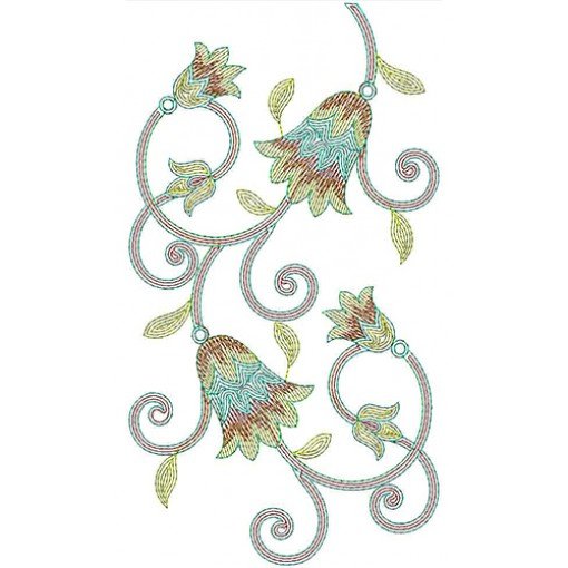Big Border Embroidery Design 22365
