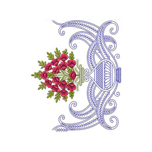 Big Border Embroidery Design 22372
