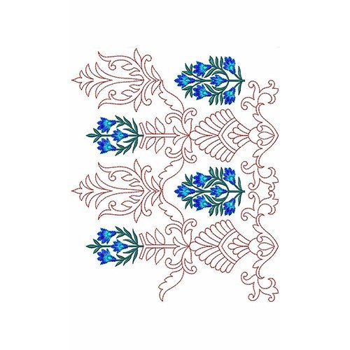 Big Border Embroidery Design 22375