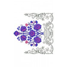 Big Border Embroidery Design 22376