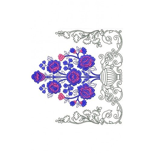 Big Border Embroidery Design 22376