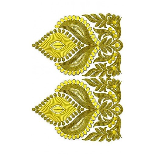 Artisans Border Embroidery Design 22482