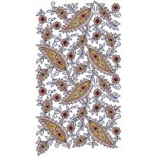 Kashmiri Shawls Embroidery Design 22575